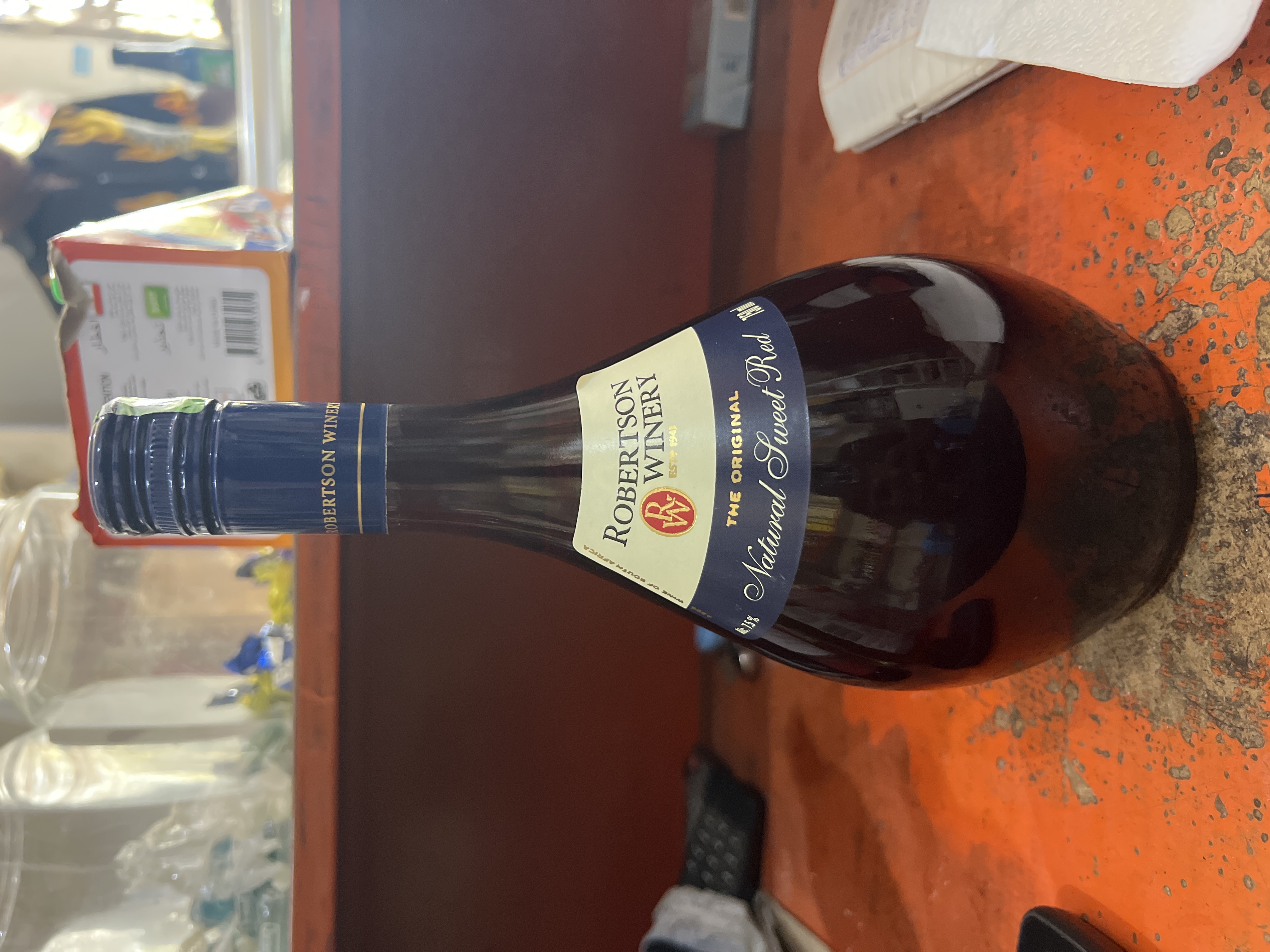 Wine Robertson winery natural sweet red 750 ml